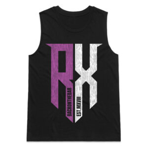 RX Lavender White 4043 TANK BLACK