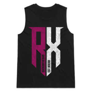 RX Raspberry White 4043 TANK BLACK