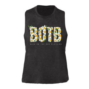 BOTB Floral Dark Grey Heather
