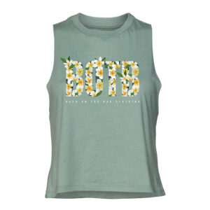 BOTB Floral Heather Dusty Blue